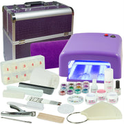 Nails and Beauty Factory Mobiles Nagelstudio Mega Starter Set Lila Crocos Design 2018