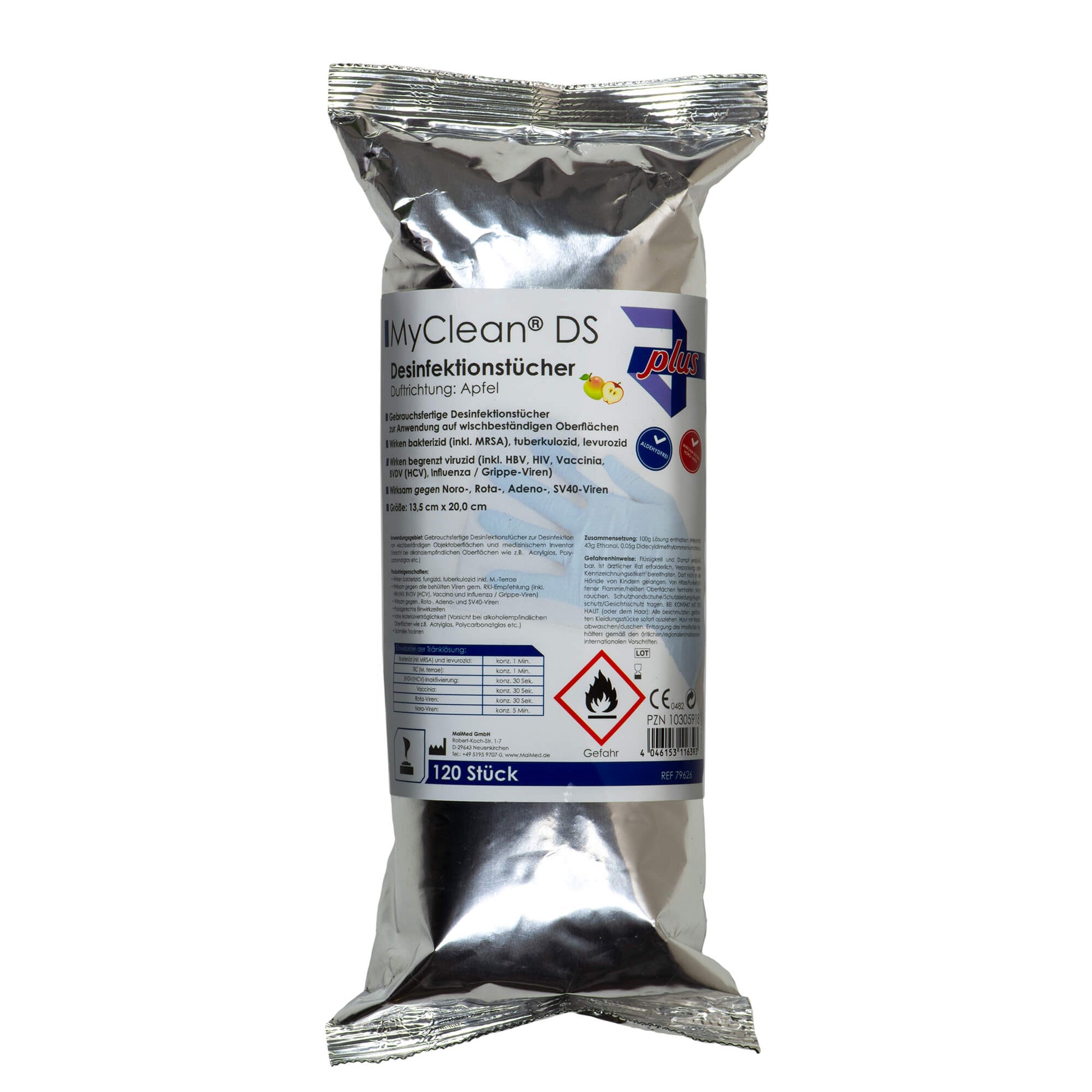 Nails and Beauty Factory My Clean Desinfektionstuecher Apfel