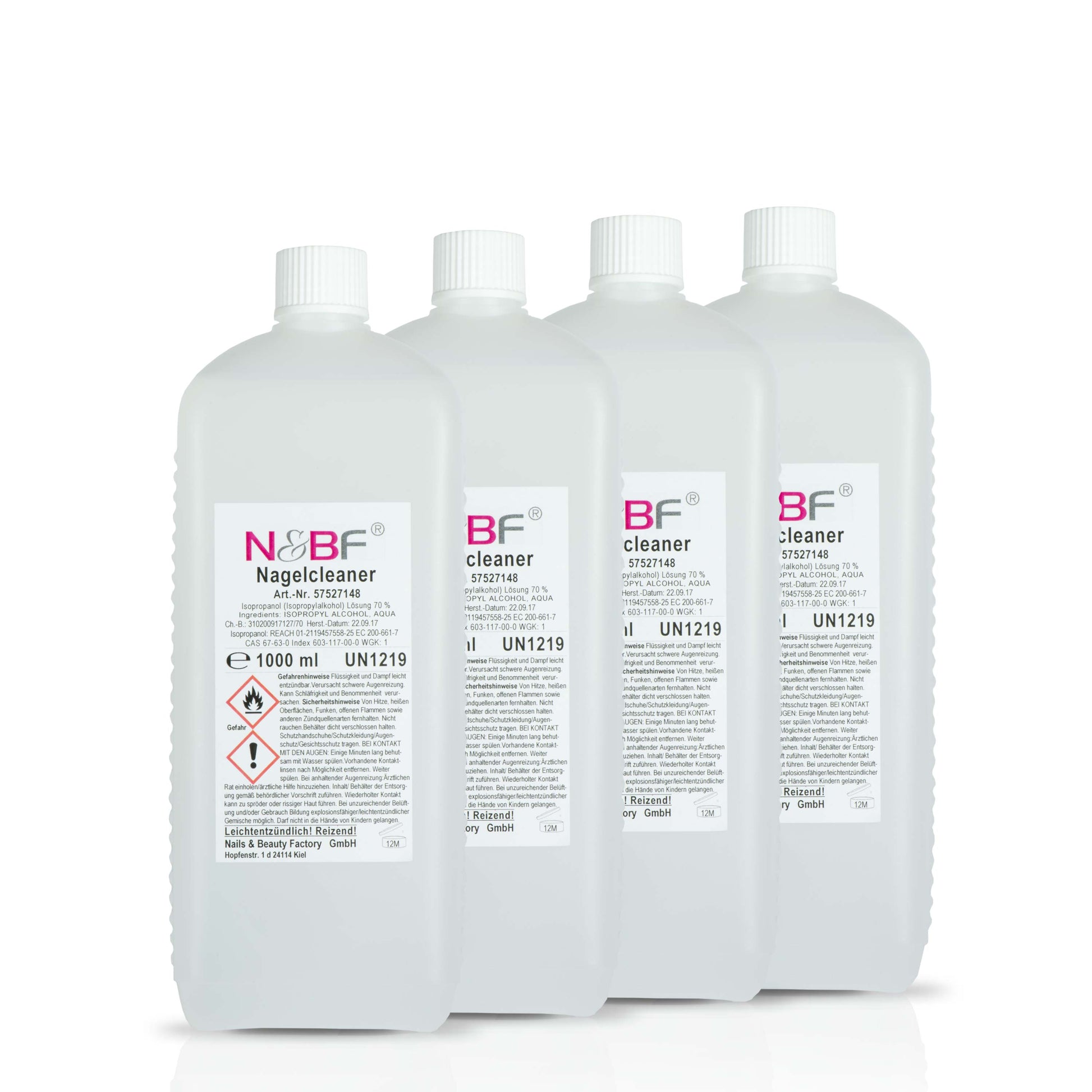 Nails and Beauty Factory Nagelcleaner 4er Set