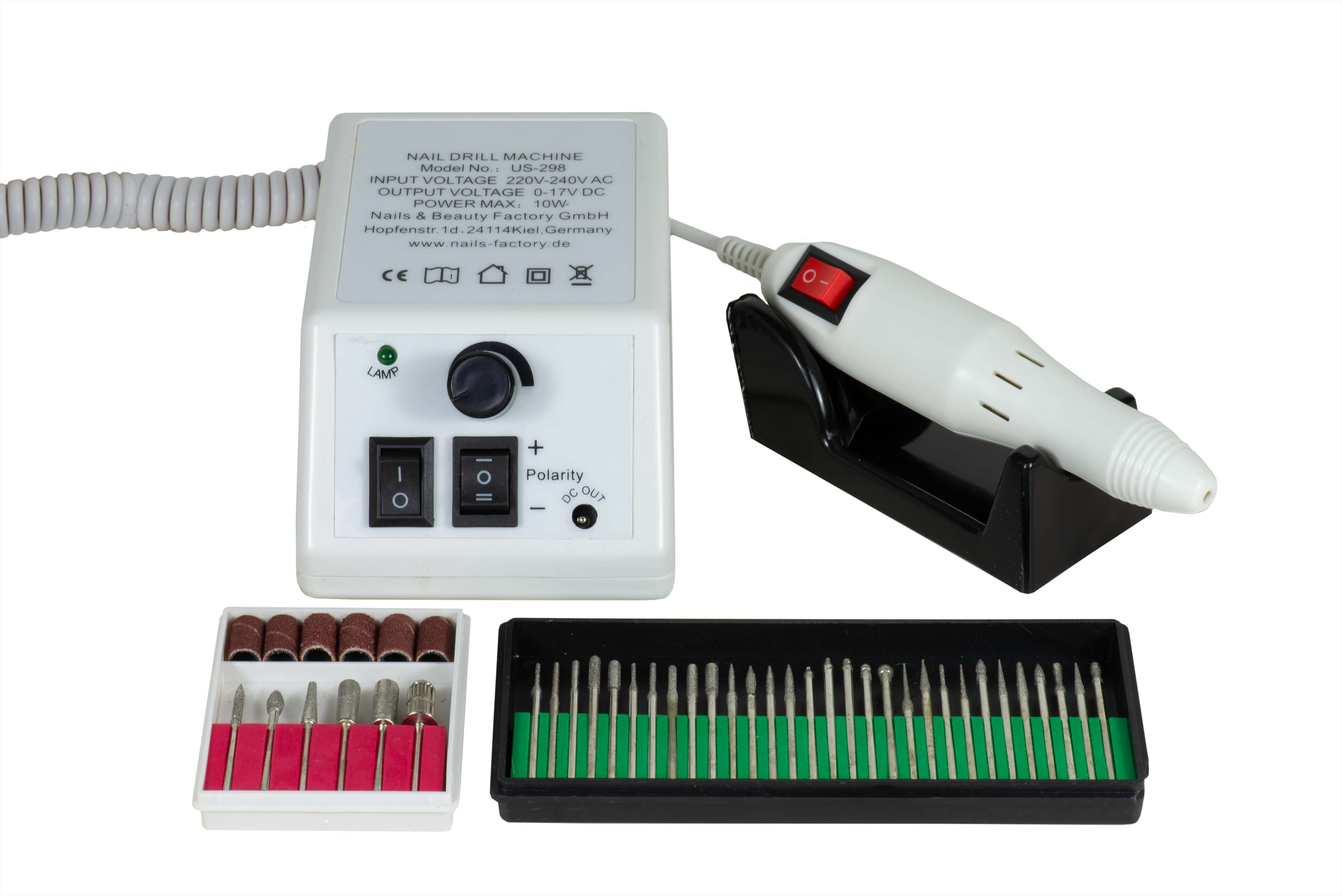 Nails and Beauty Factory Nagelfraser Set Weiss Full Set