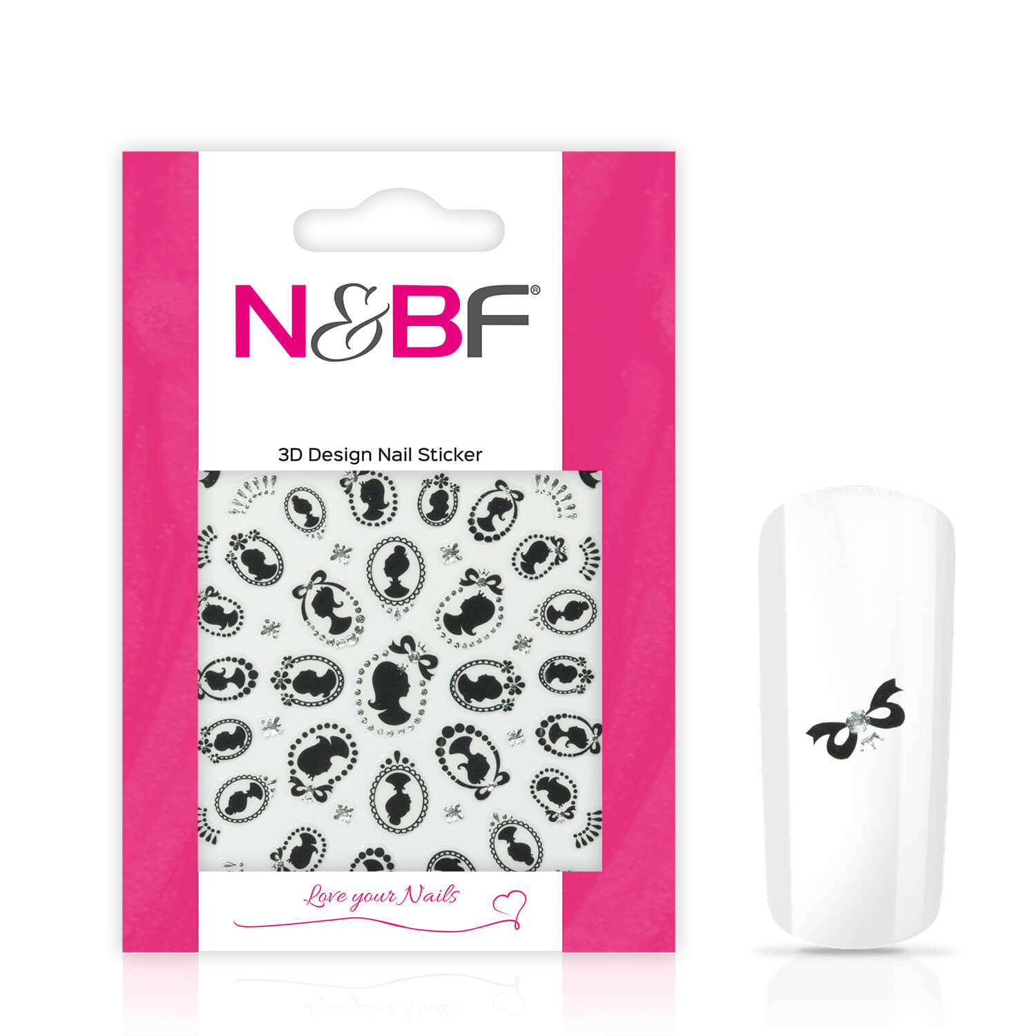 Nails and Beauty Factory Nagelsticker Black Princess 124133729