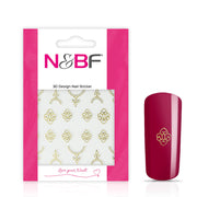 Nails and Beauty Factory Nagelsticker Golden Mirror Ornament 124133645