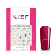 Nails and Beauty Factory Nagelsticker Golden Royal Ornament 124133643