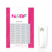 Nails and Beauty Factory Nagelsticker Golden Smile Lines 1