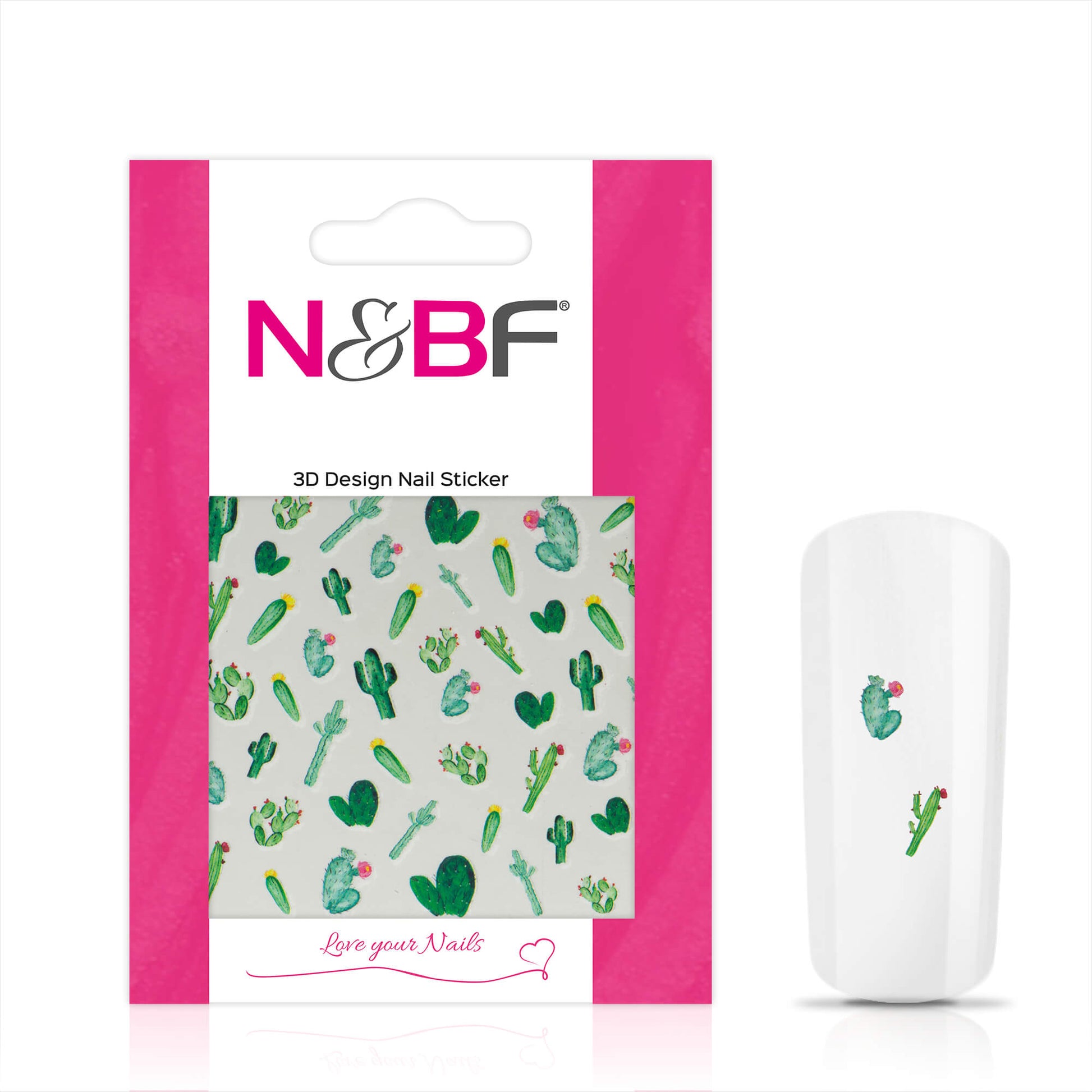 Nails and Beauty Factory Nagelsticker Kaktus 1
