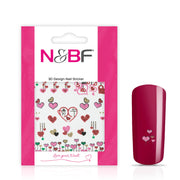 Nails and Beauty Factory Nagelsticker Lovely Hearts 123646375