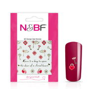 Nails and Beauty Factory Nagelsticker Lovely Keys Gold 123646939