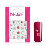 Nails and Beauty Factory Nagelsticker Mirror Silver 123647557