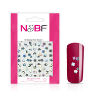 Nails and Beauty Factory Nagelsticker Silver Clover 124133739