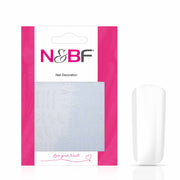 Nails and Beauty Factory Nagelsticker White Feather 1