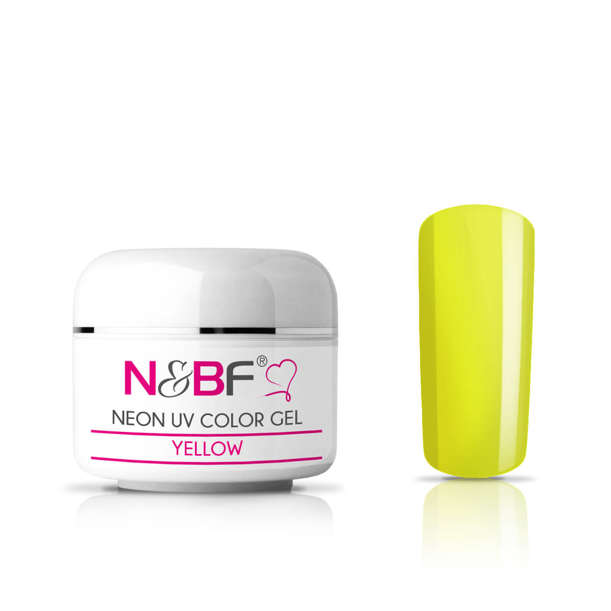 Nails and Beauty Factory Neon UV Color Gel Farbgel Yellow