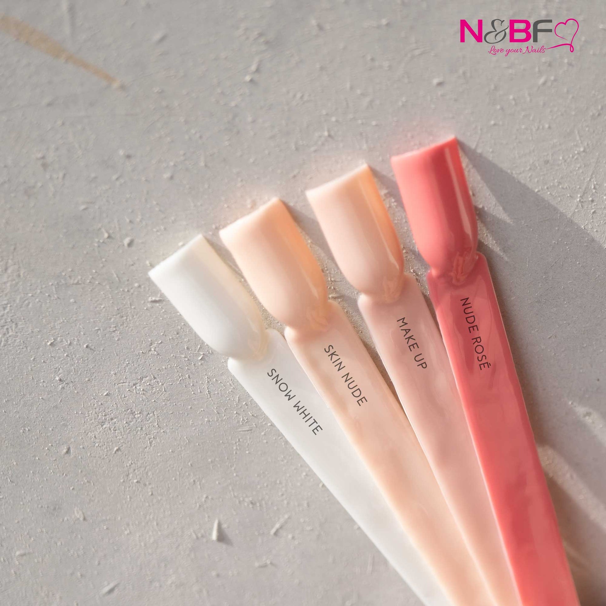 Nails and Beauty Factory Nude Shellac Colors