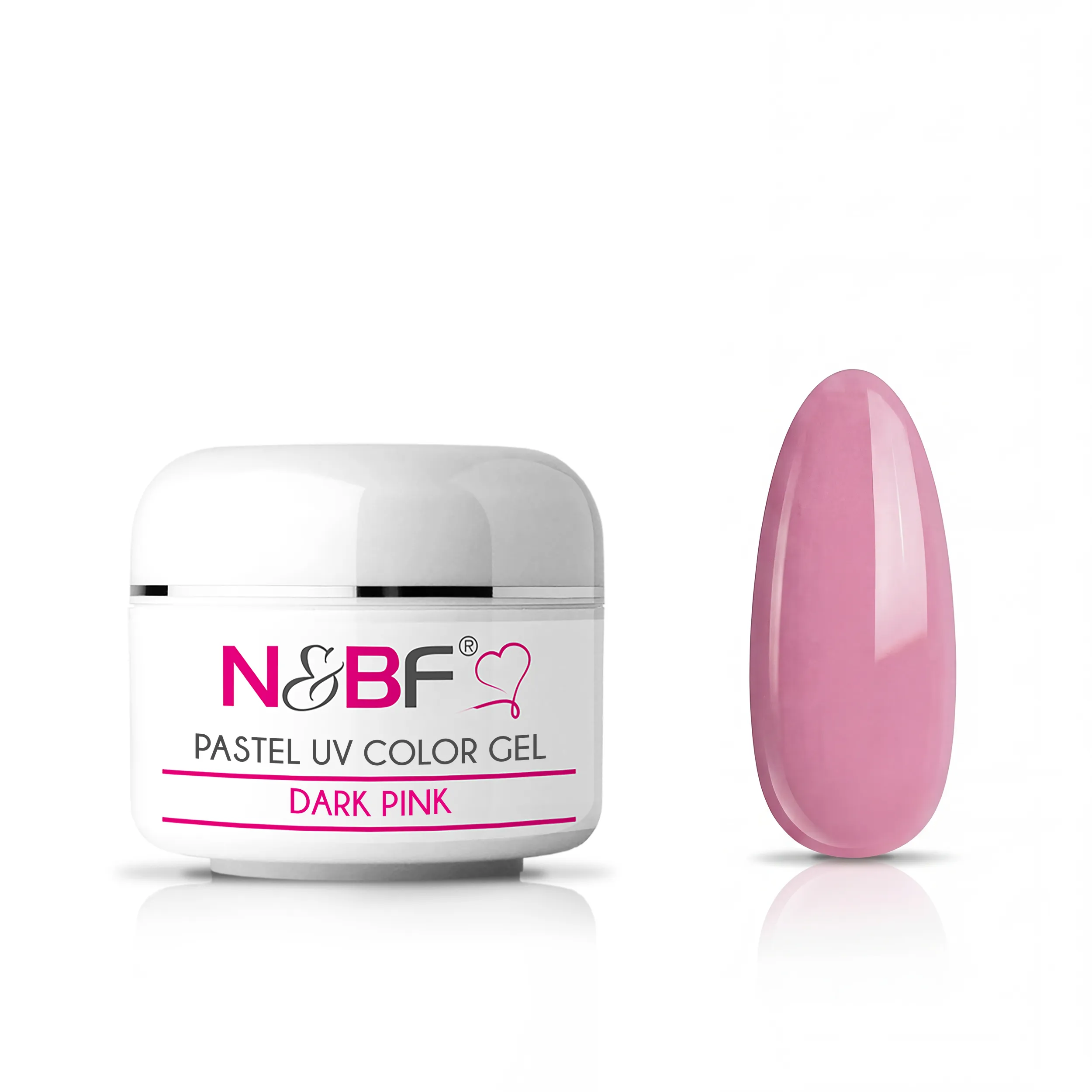 Pastell Farbgel Dark Pink 5ml