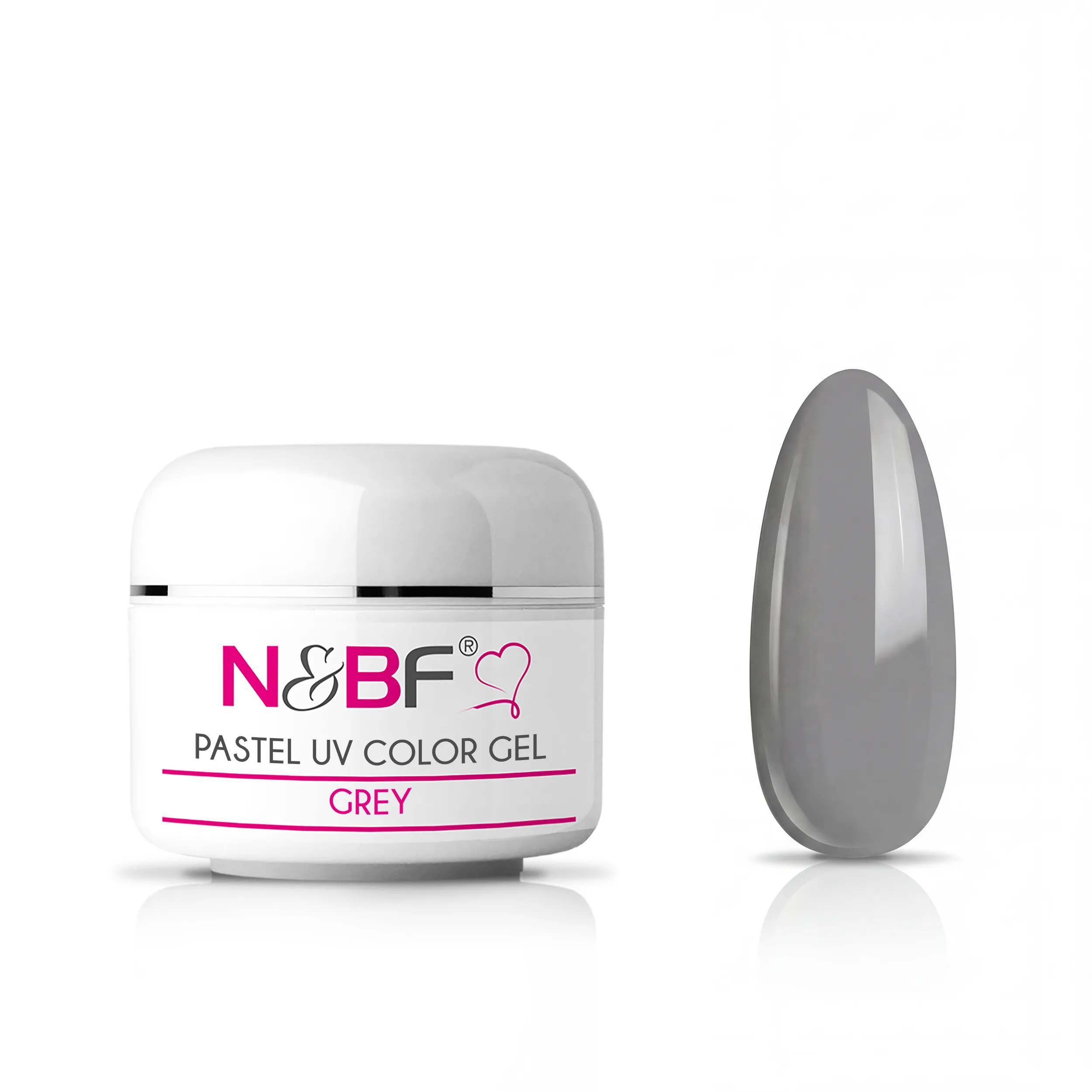 Pastell Farbgel Grey 5ml