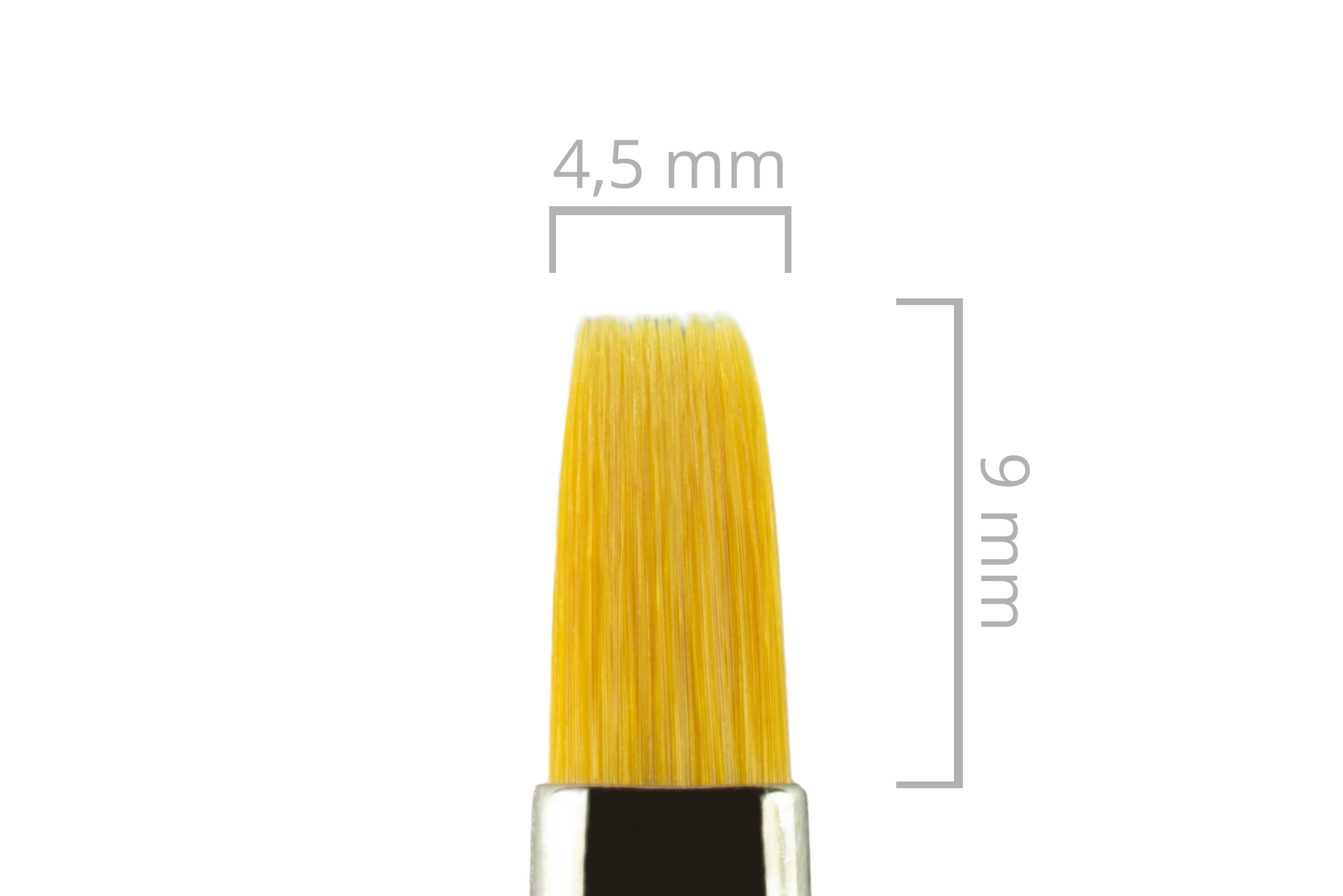 Nails and Beauty Factory Profi Gel Pinsel flach Nr 4 4