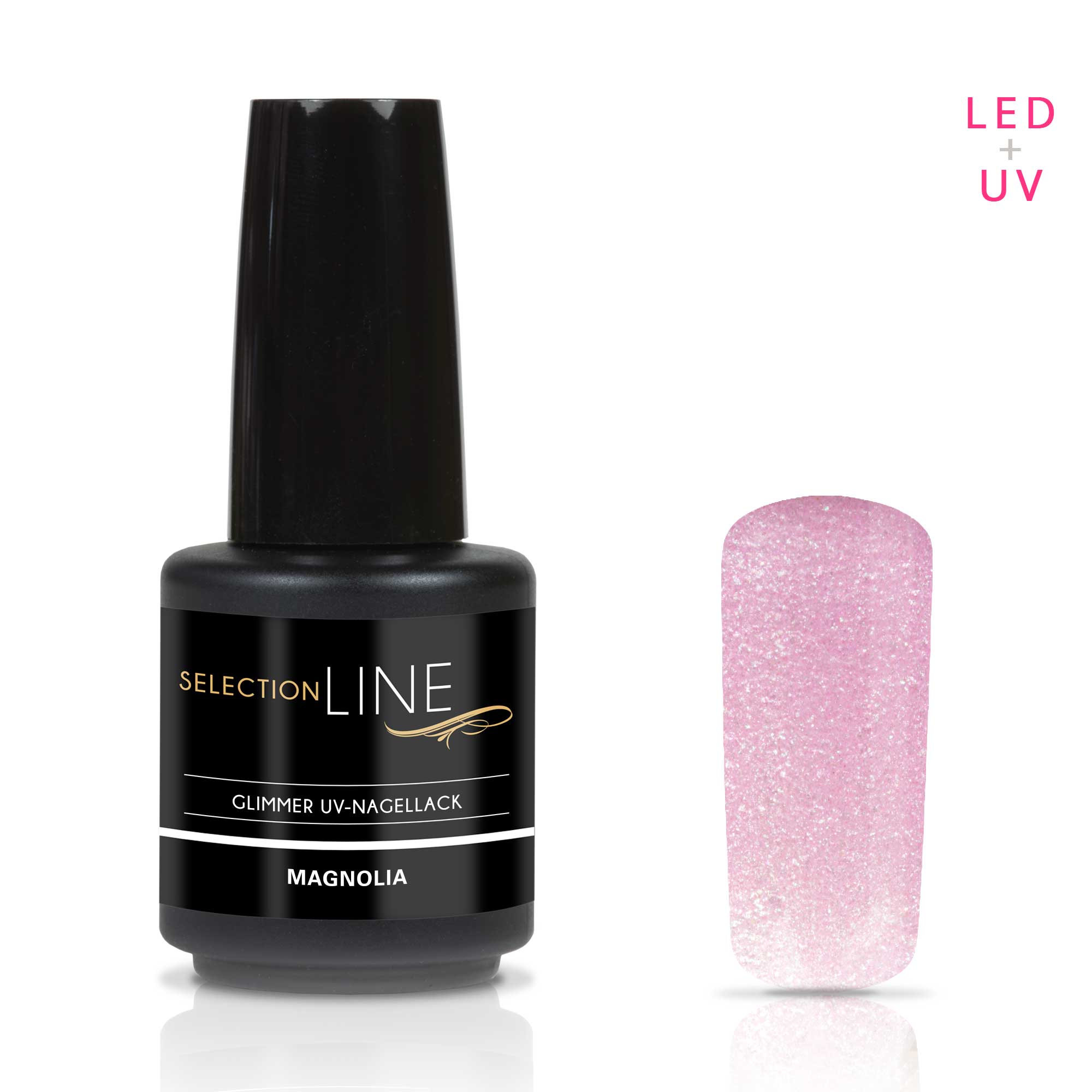 Nails and Beauty Factory Selection Line Glimmer UV Nagellack Magnolia 15 ml