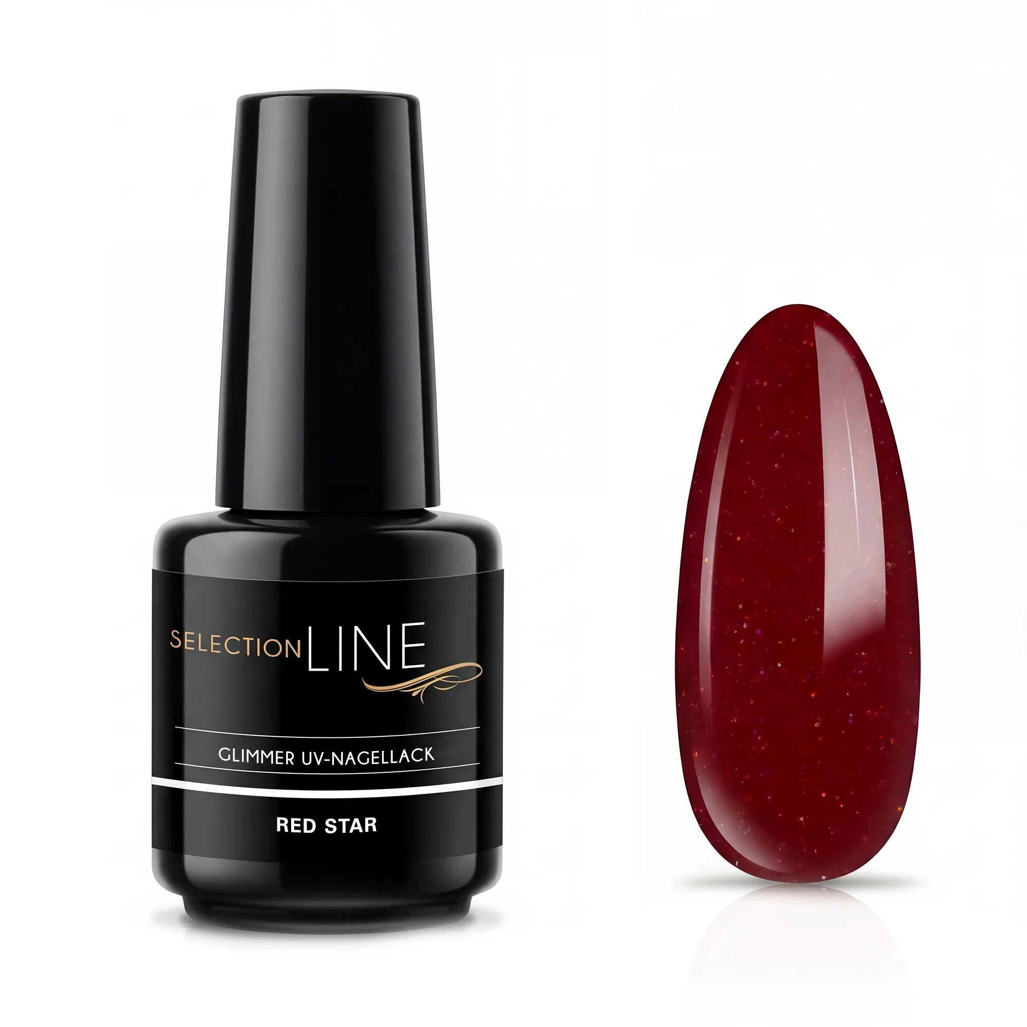 Selection Line Glimmer UV Nagellack Red Star 15 ml