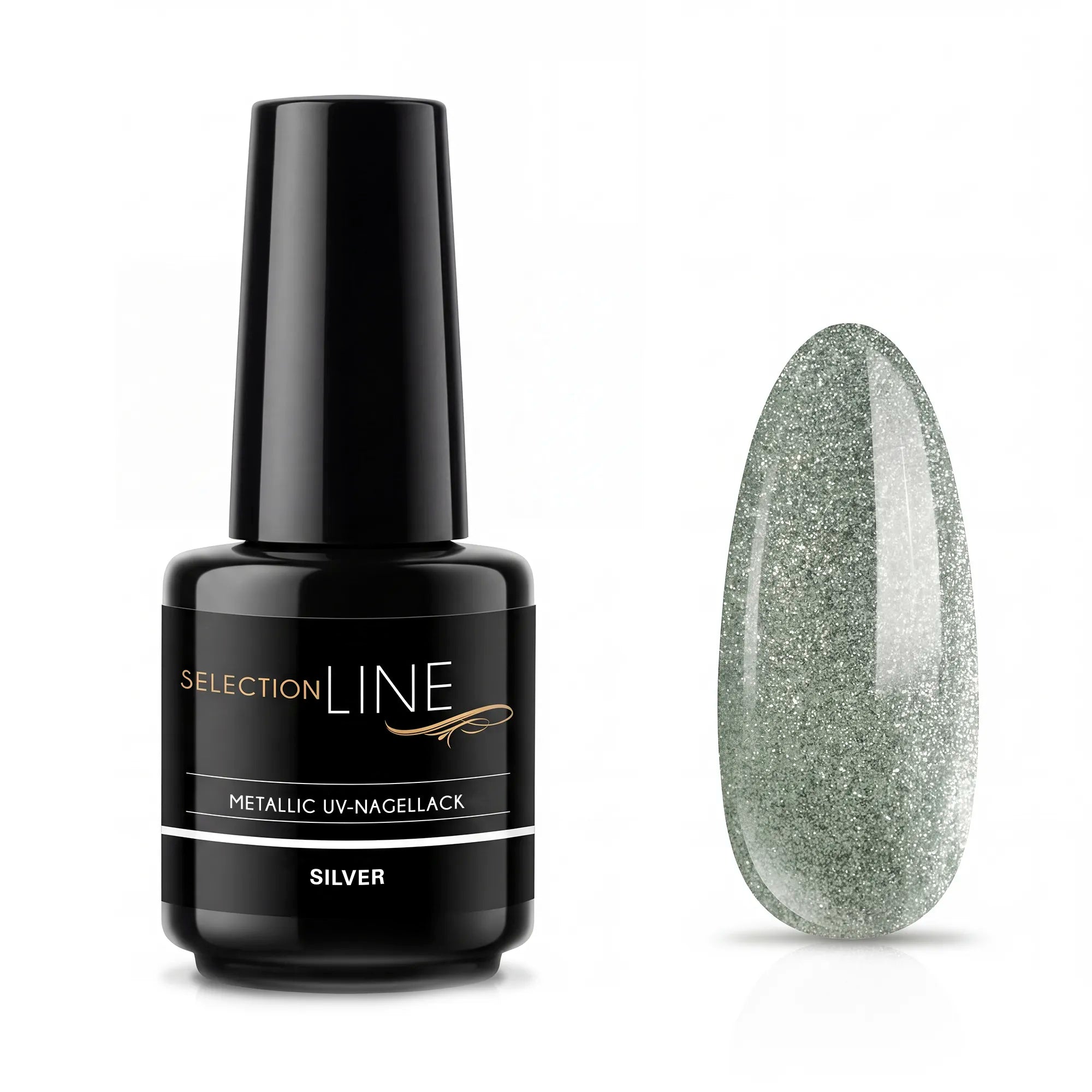 Selection Line Metallic UV Nagellack Silver 15ml