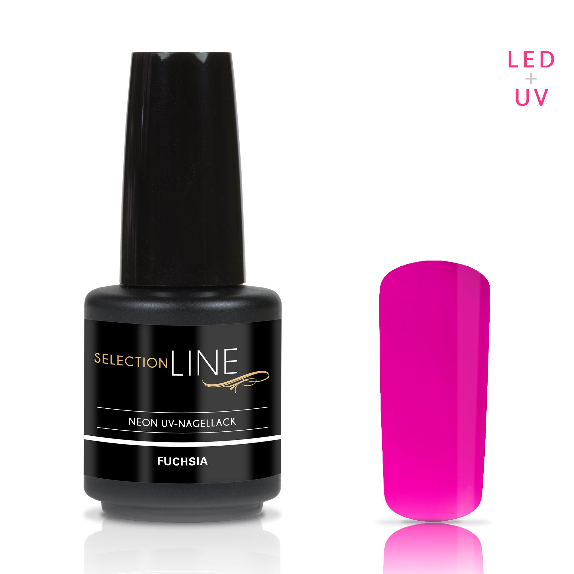Nails and Beauty Factory Selection Line Neon UV Nagellack Fuchsia 15 ml