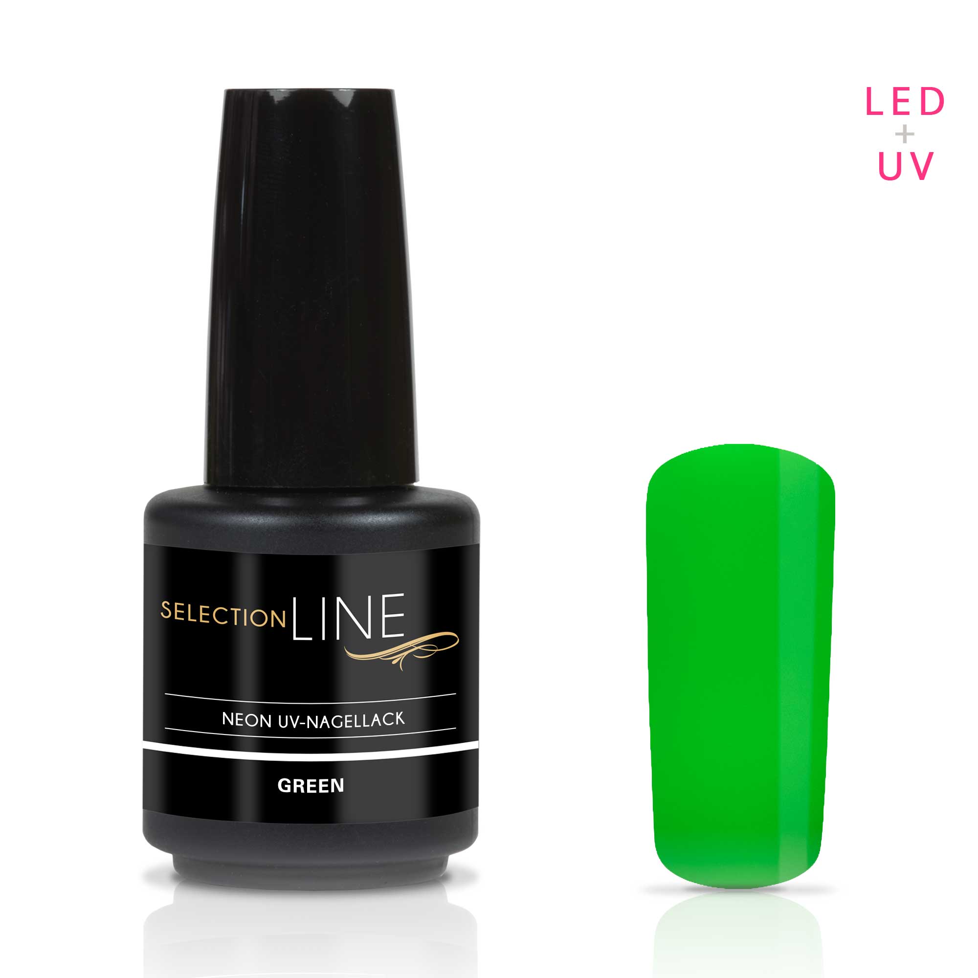 Nails and Beauty Factory Selection Line Neon UV Nagellack Green 15ml