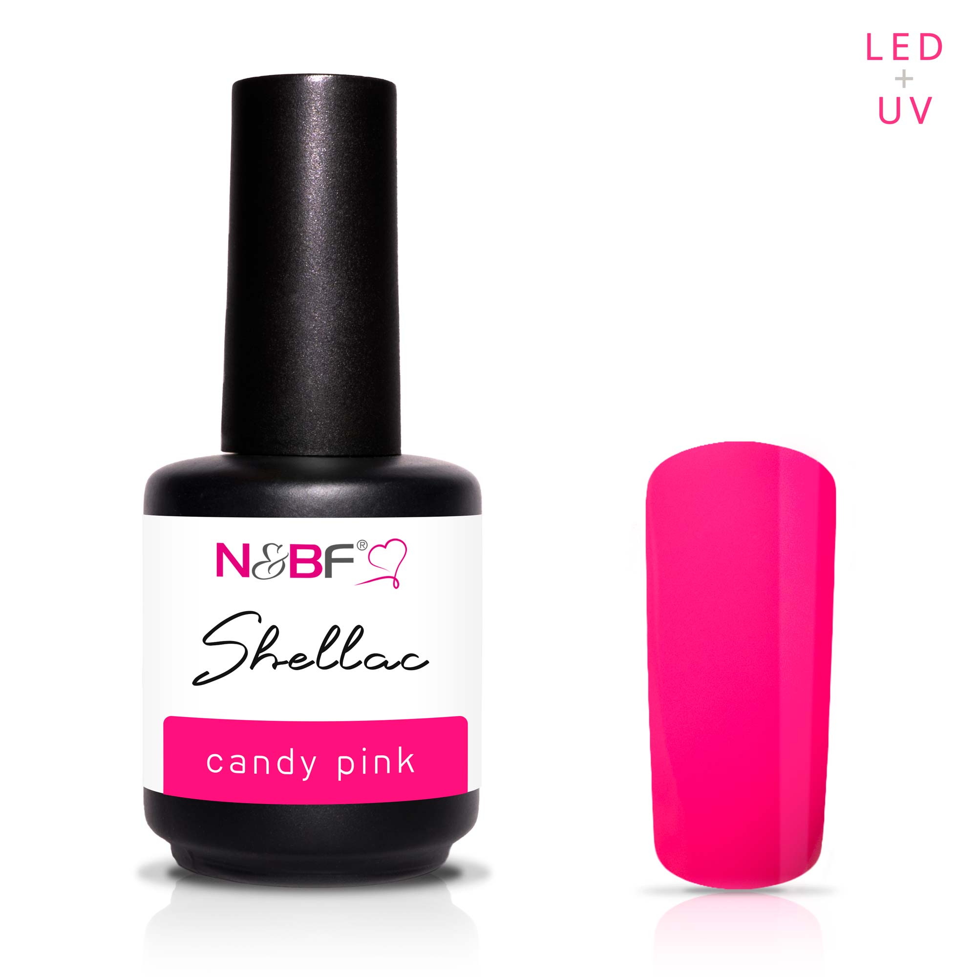 Nails and Beauty Factory Shellac Candy Pink 12ml