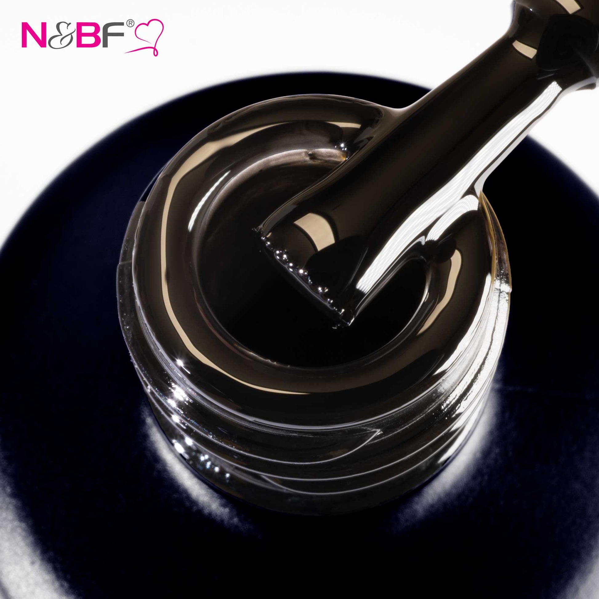 Nails and Beauty Factory Shellac Flasche Deep Black 12ml