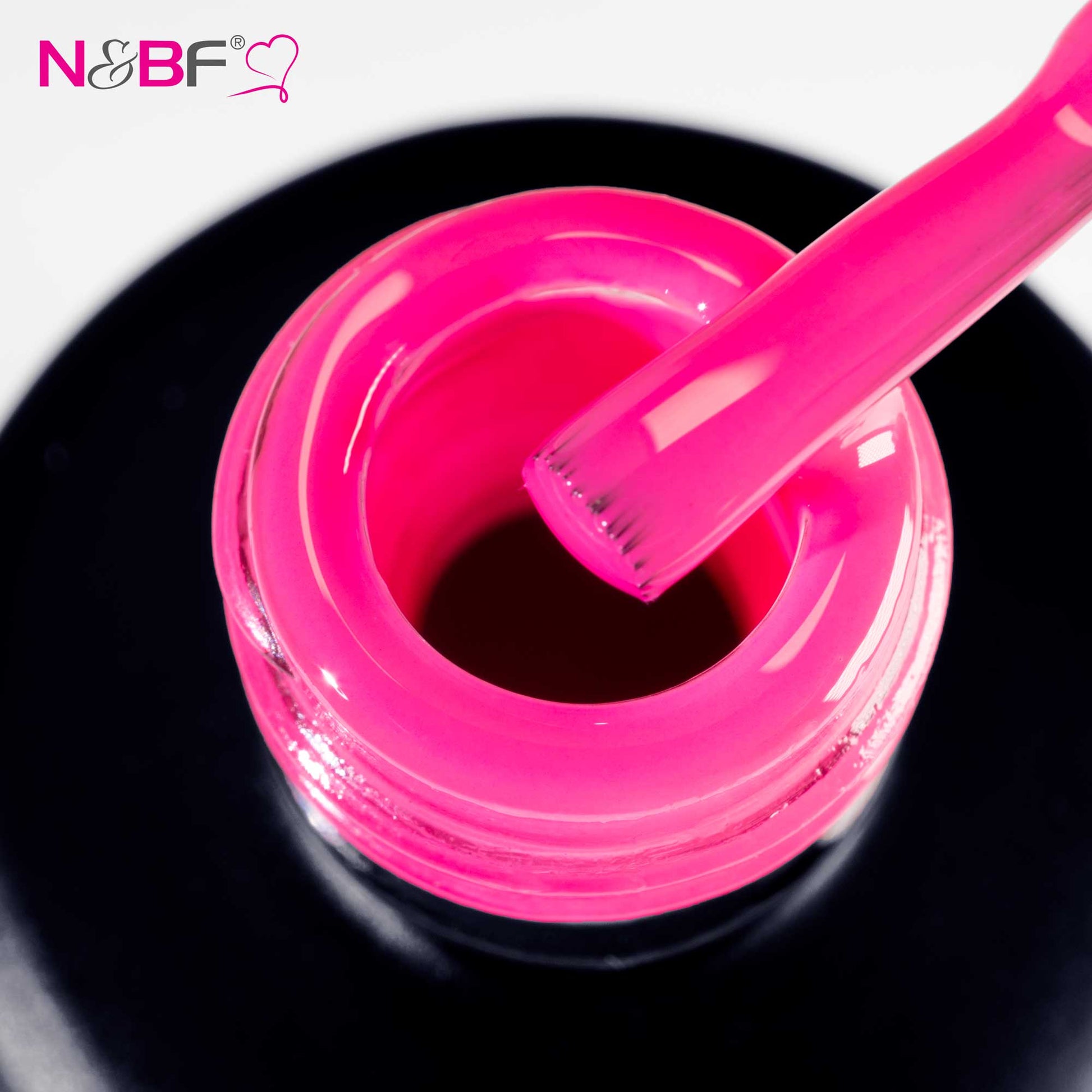 Nails and Beauty Factory Shellac Flasche Neon pink 12ml