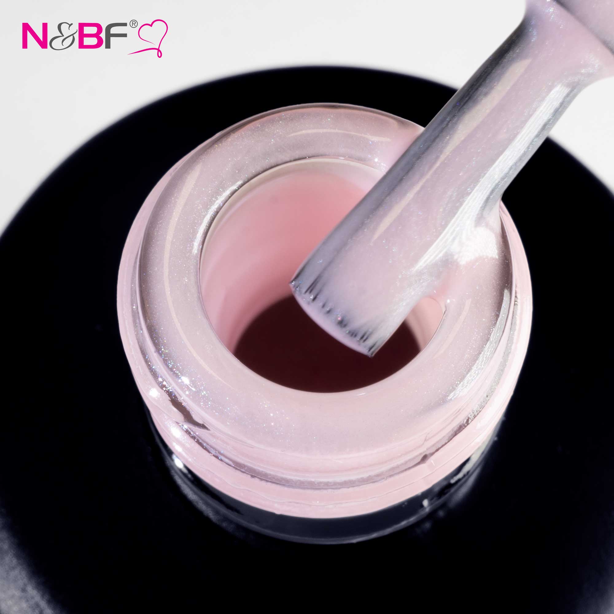 Nails and Beauty Factory Shellac Flasche Rose glimmer 12ml