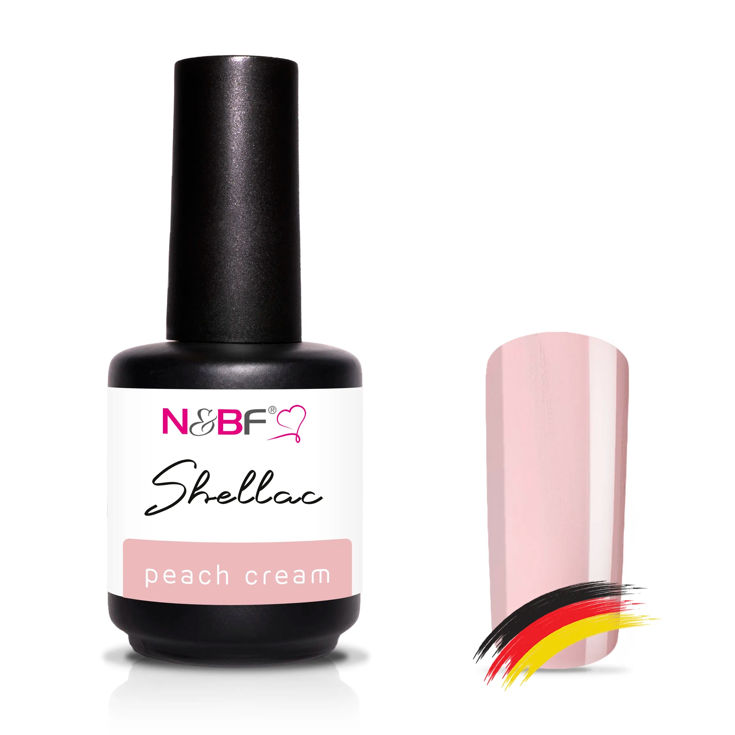 N&BF Shellac Peach Cream 12ml