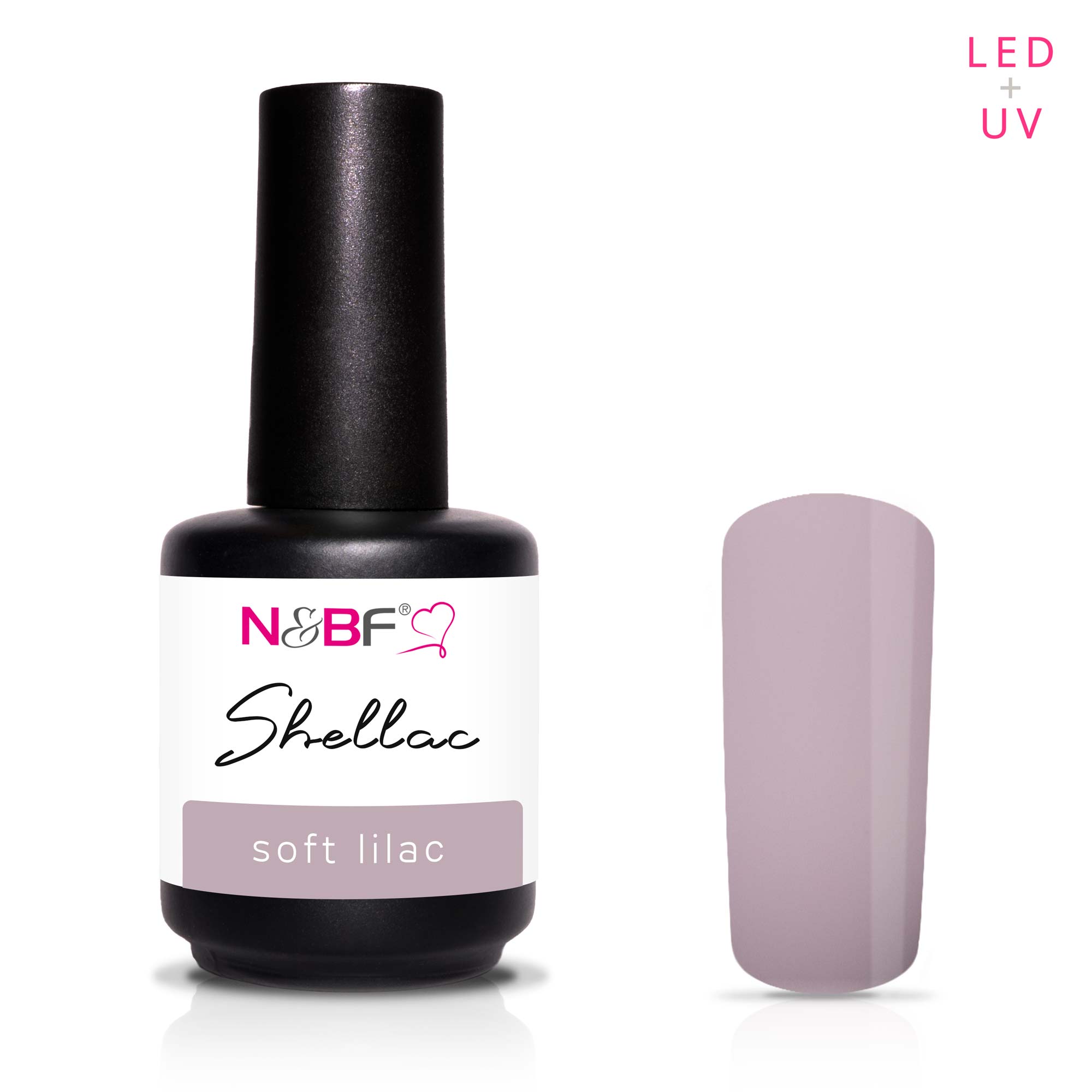 Nails and Beauty Factory Shellac Soft Lilac 12ml