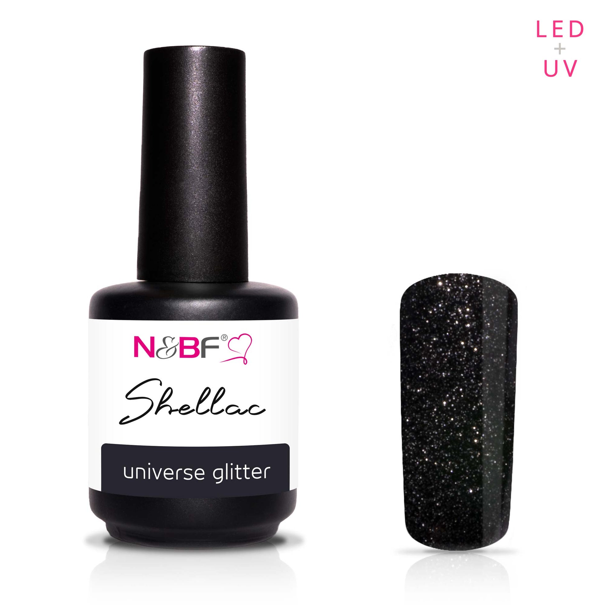 Nails and Beauty Factory Shellac Universe Glitter 12ml