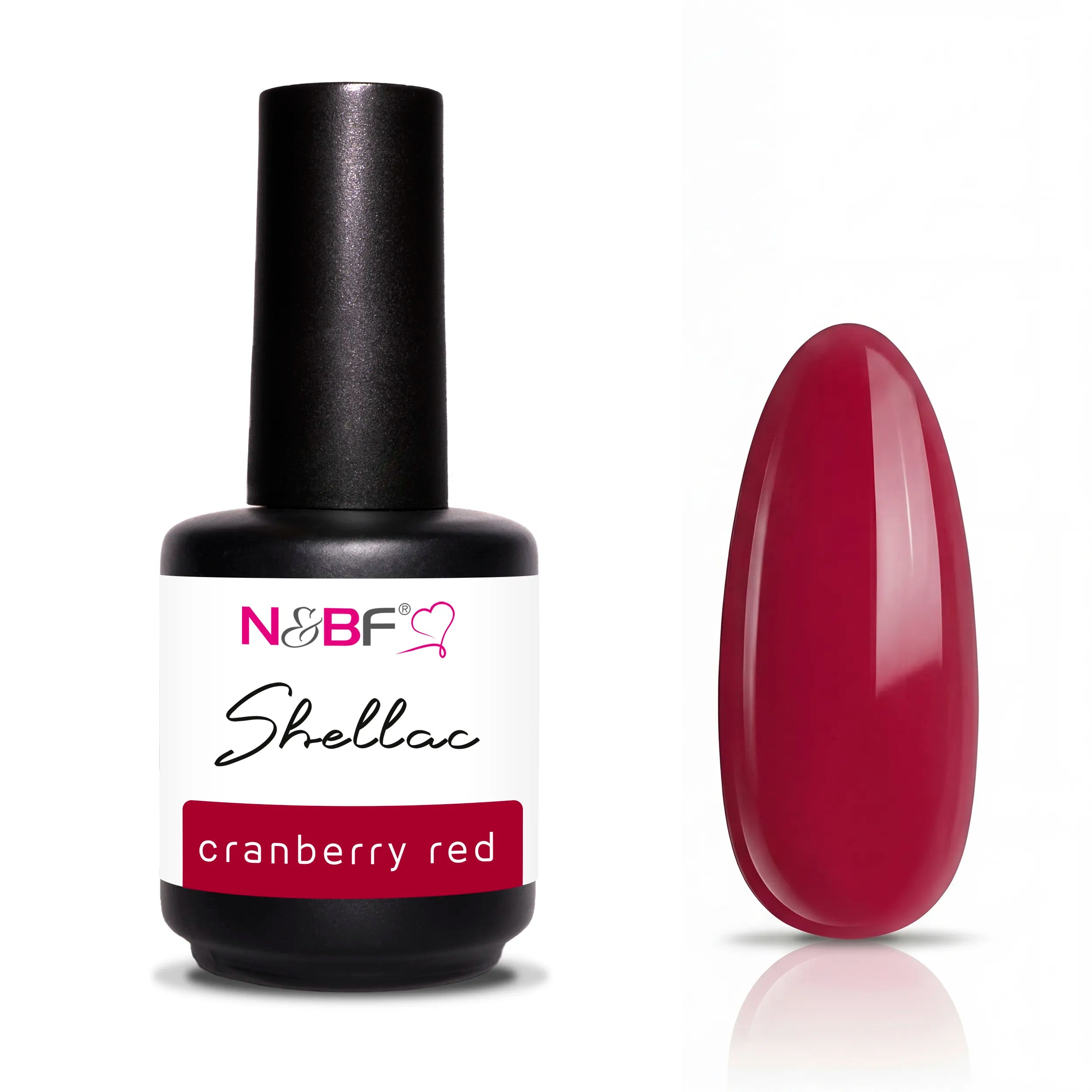 N&BF Shellac Cranberry Red 12ml