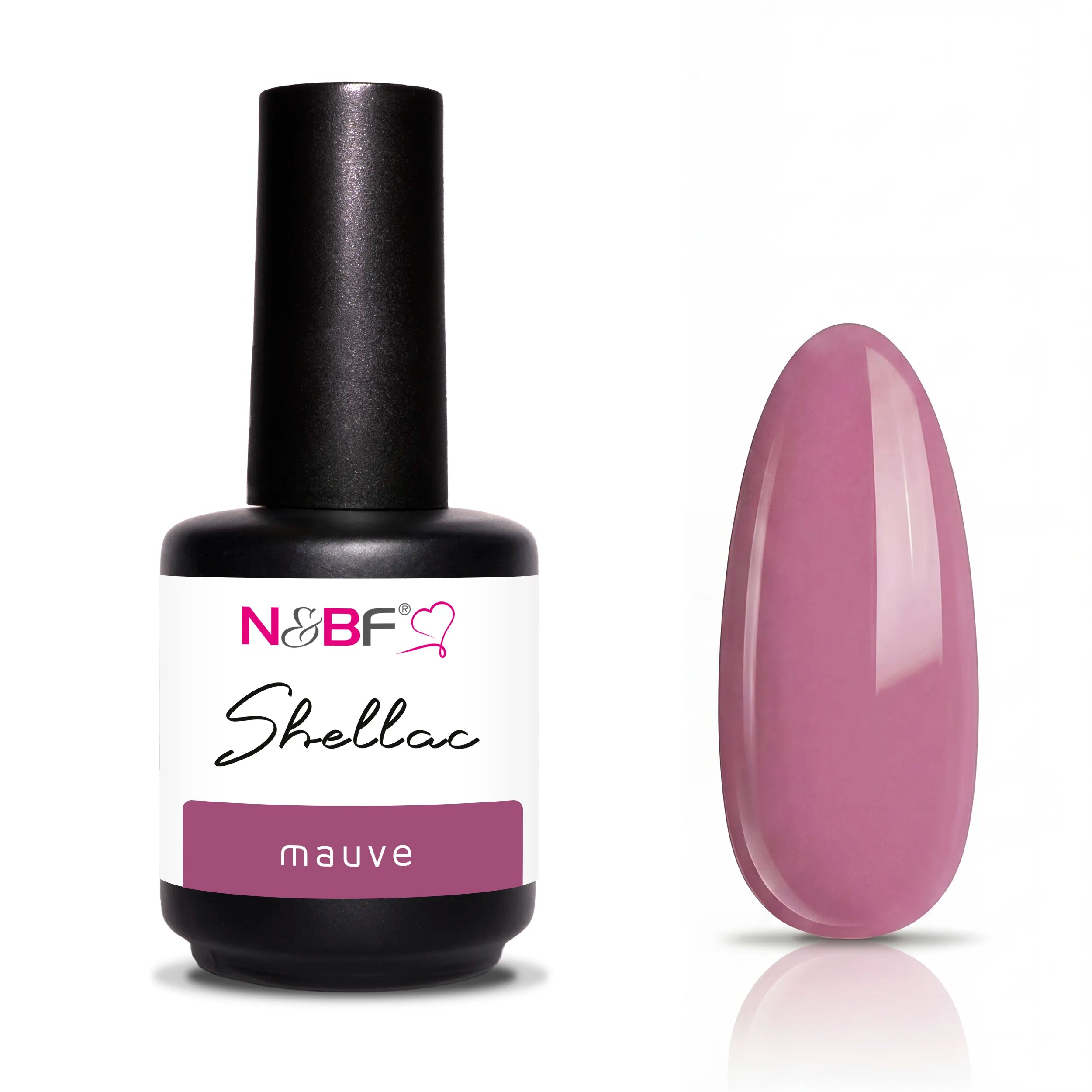 N&BF Shellac Mauve 12ml