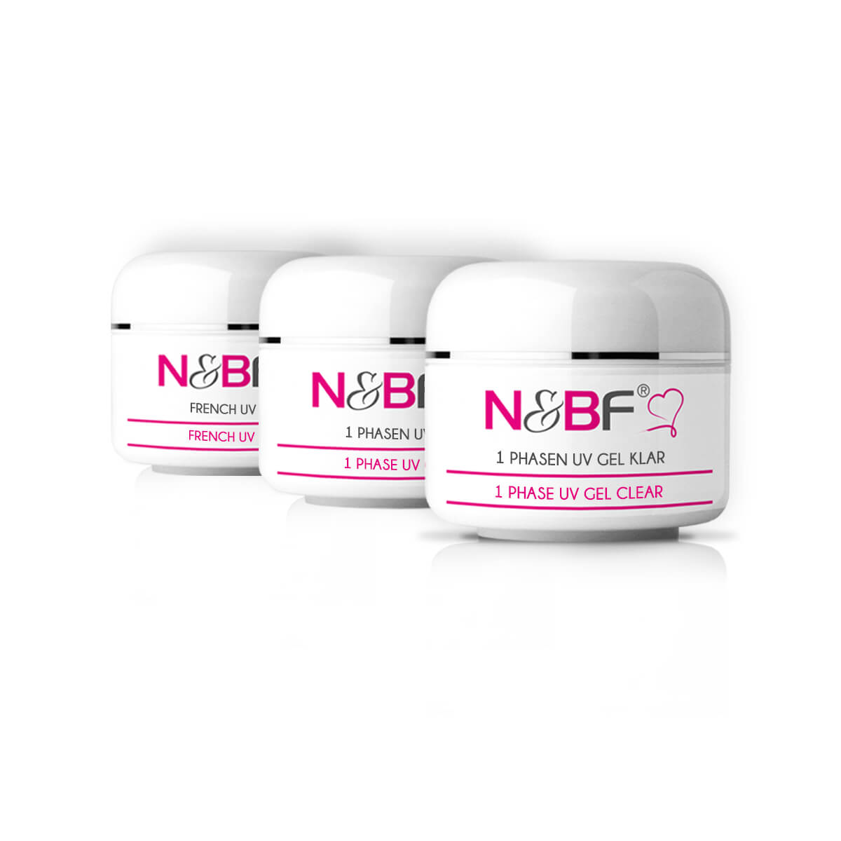 Nails and Beauty Factory Spar Set UV Gel Nr 2 3x 15ml