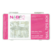 Nails and Beauty Factory Stiletto Nail Tips white Box 500 pieces F