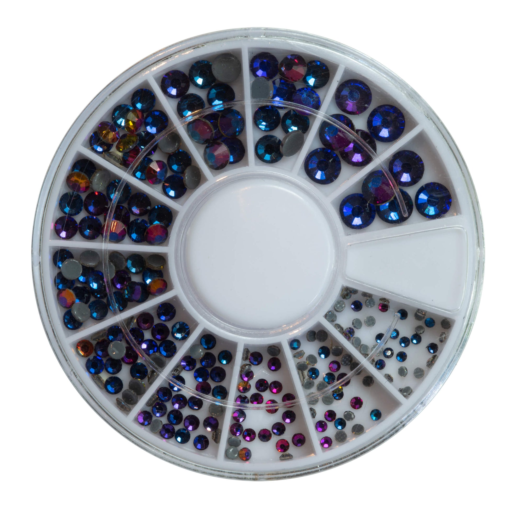 Nails and Beauty Factory Strasssteine Chameleon Blau 240 Stueck Zoom