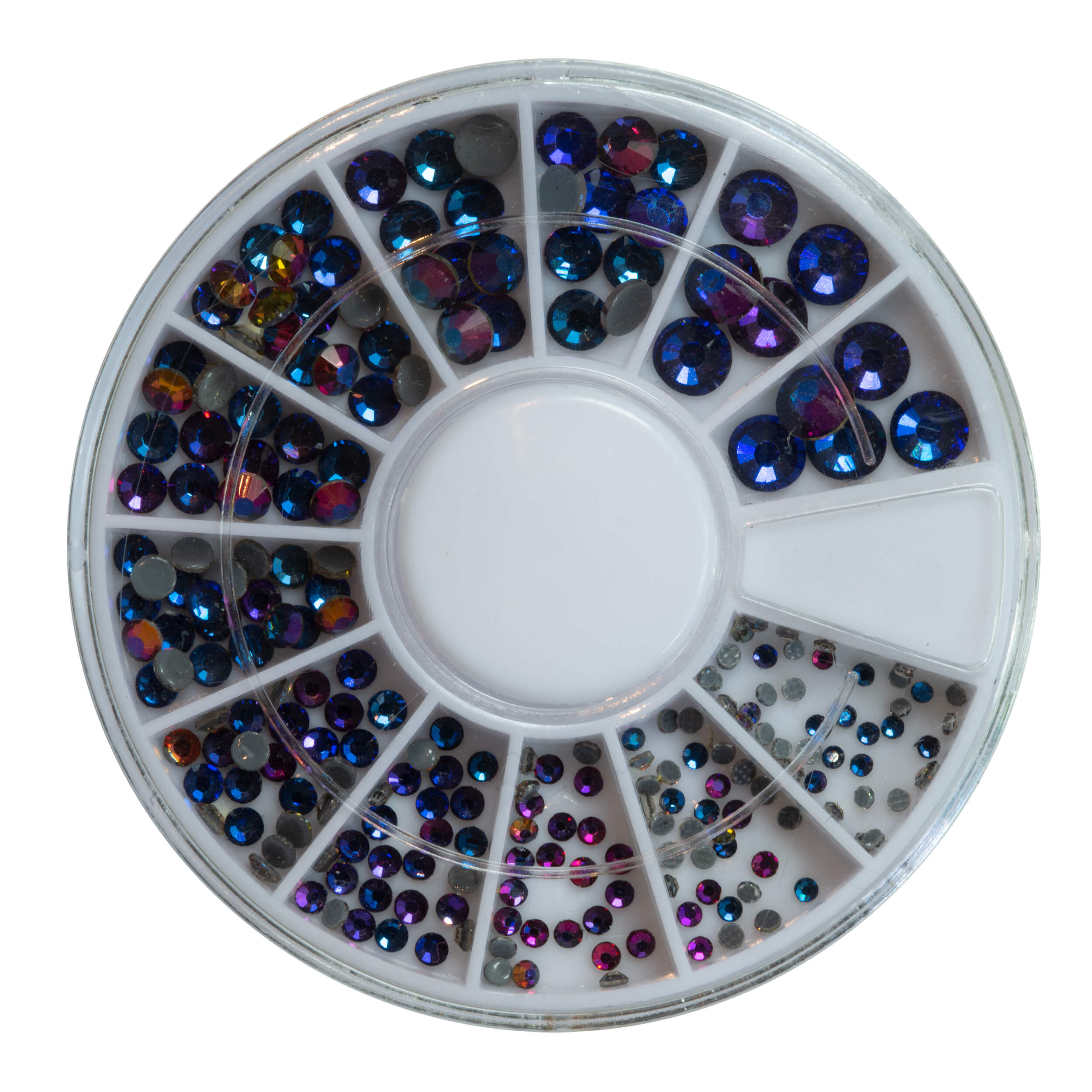 Nails and Beauty Factory Strasssteine Chameleon Blau 240 Stueck Zoom