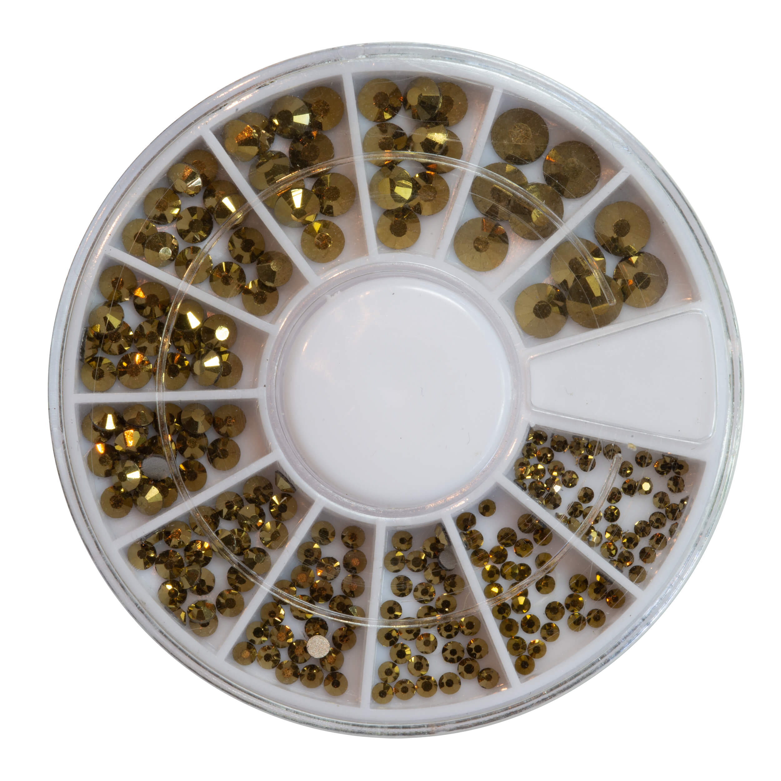 Nails and Beauty Factory Strasssteine Chameleon Gold 240 Stueck Zoom