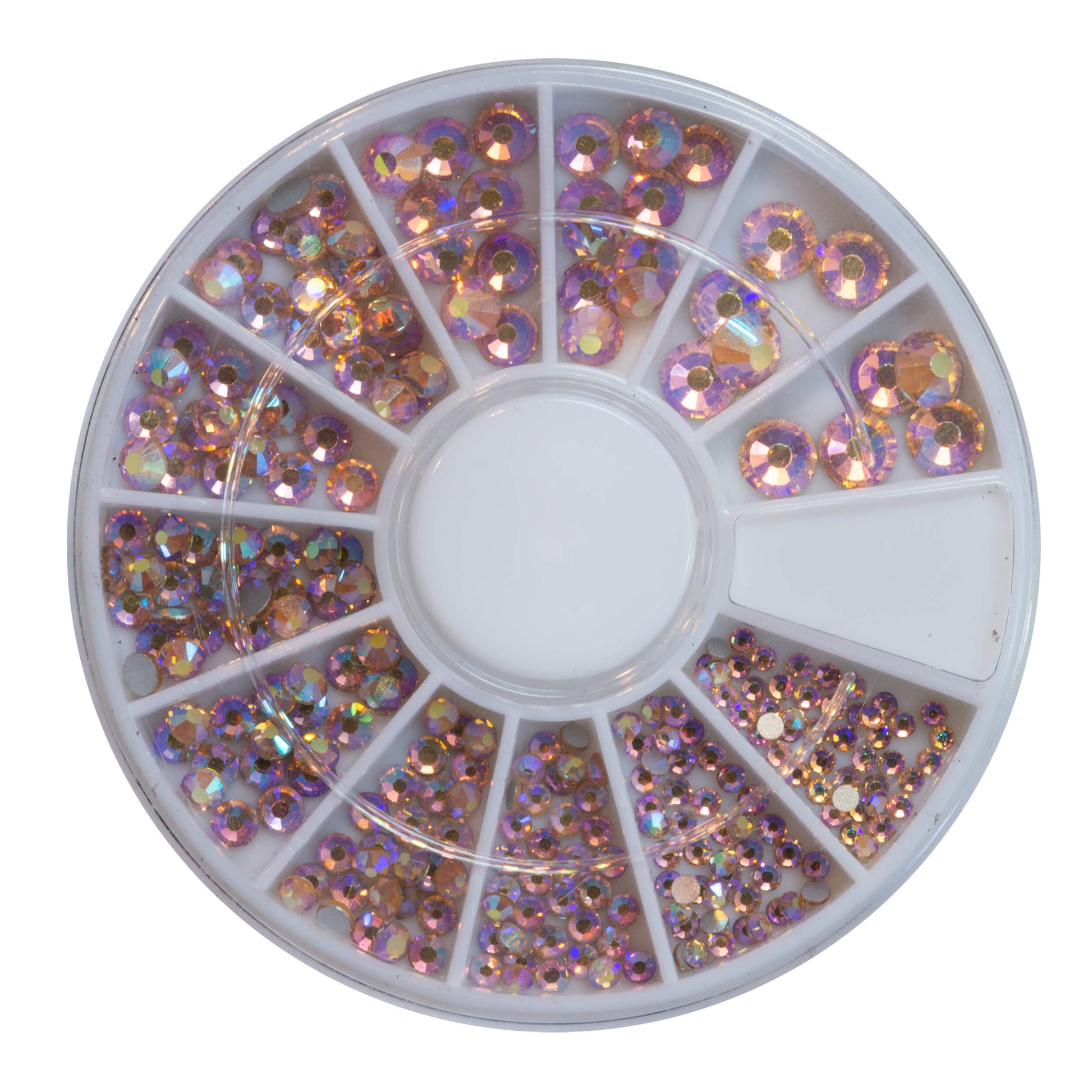 Nails and Beauty Factory Strasssteine Crystal Rainbow 240 Stueck Zoom