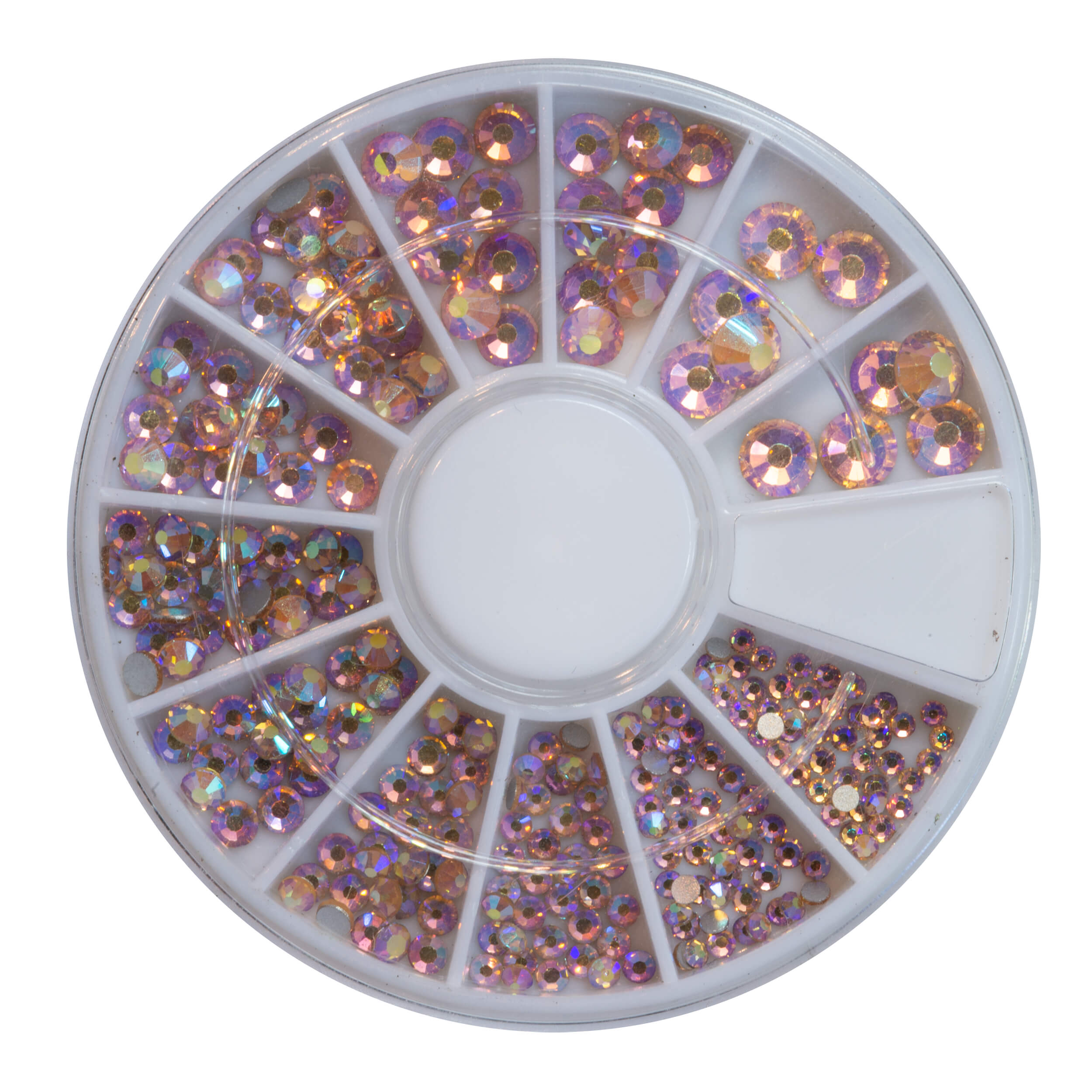 Nails and Beauty Factory Strasssteine Crystal Rainbow 240 Stueck Zoom