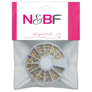 Nails and Beauty Factory Strasssteine Crystal Rainbow Jonquil 240 Stueck Blister