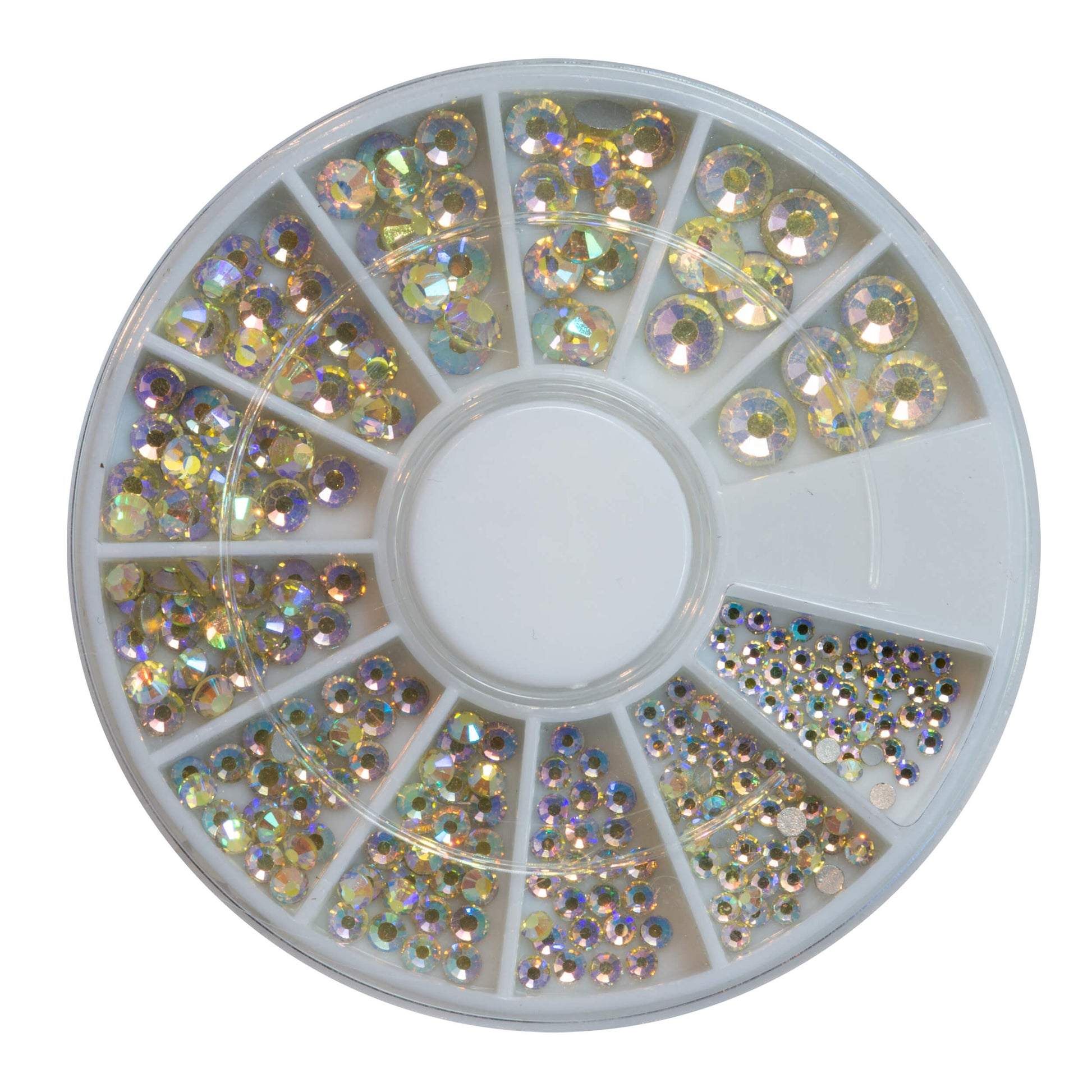 Nails and Beauty Factory Strasssteine Crystal Rainbow Jonquil 240 Stueck Zoom