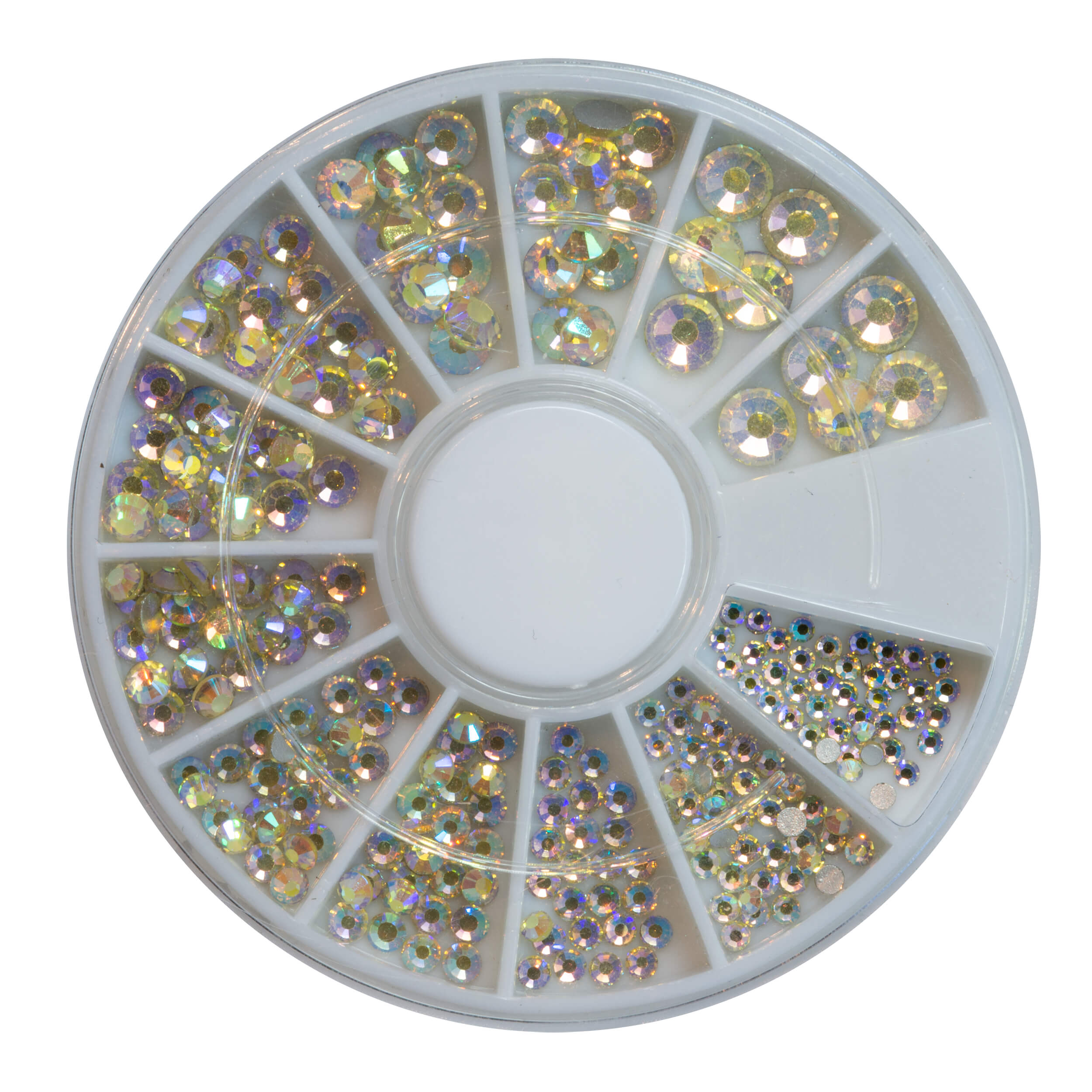 Nails and Beauty Factory Strasssteine Crystal Rainbow Jonquil 240 Stueck Zoom