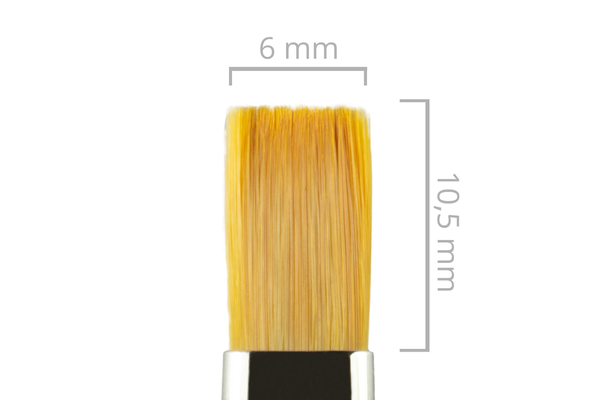 Nails and Beauty Factory Studio Gel Pinsel flach Nr 6 4