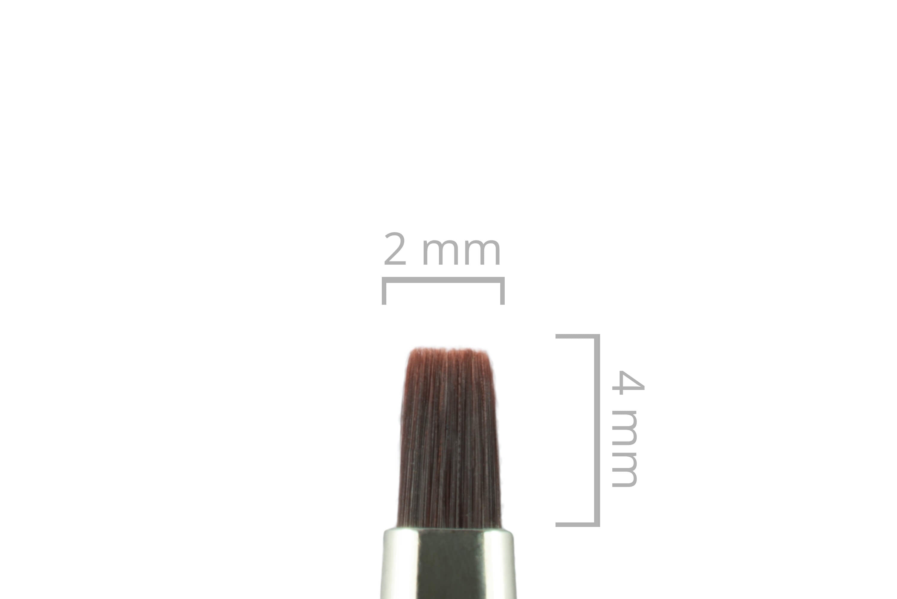 Nails and Beauty Factory Studio One Stroke Pinsel flach Nr 2 4