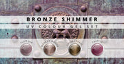 Nails and Beauty Factory UV Color Gel Farbgel 4er Set Bronze Shimmer