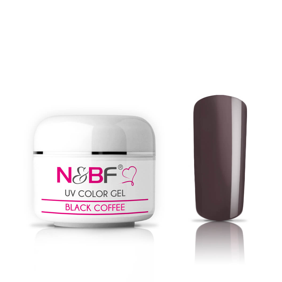 Nails and Beauty Factory UV Color Gel Farbgel Black Coffee 5 ml
