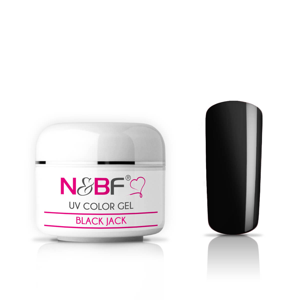 Nails and Beauty Factory UV Color Gel Farbgel Black Jack