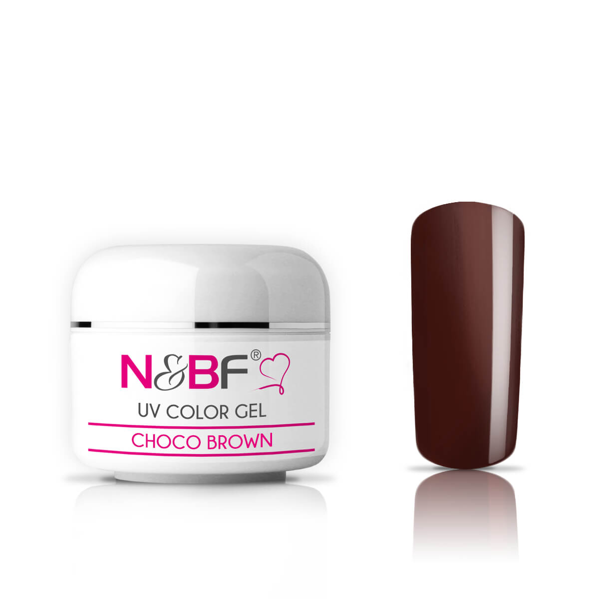 Nails and Beauty Factory UV Color Gel Farbgel Choco Brown