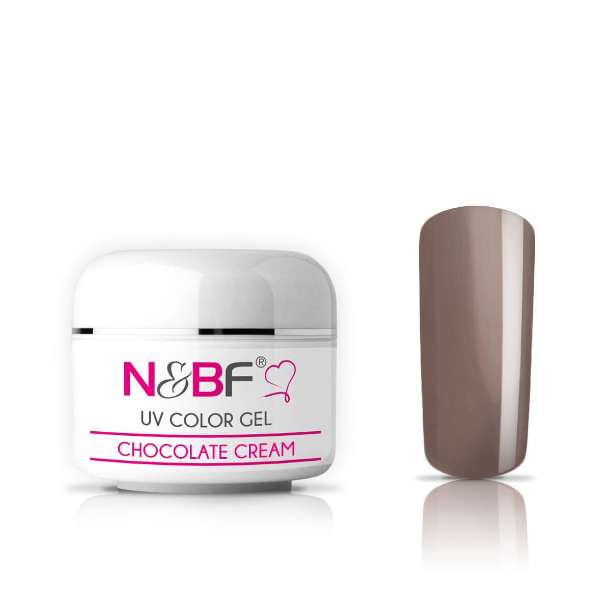 Nails and Beauty Factory UV Color Gel Farbgel Chocolate Cream